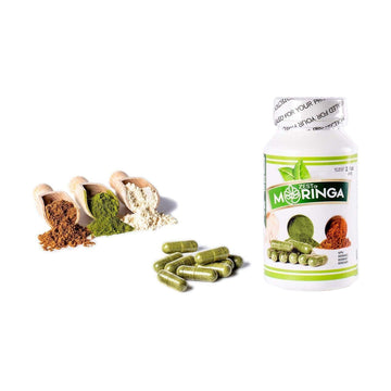Capsule de Moringa biologique, paquet de 100 - Goodshop Canada